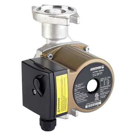 Hot Water Circulating Pump, 1/8 hp, 115V, 1 Phase, Flange Connection