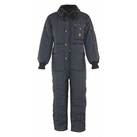 0344 Coverall Minus 50 Suit Navy Small, Nylon, 400 den Fabric Weight, 29 1/2 in Inseam, Navy, S