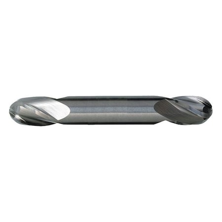 4-Flute Ball Nose GP End Mill CTD CEM-DE-4B-TA TiAlN Carbide Square 4Flute 7/32"x3/8"x9/16"x3-1/2"