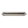 4-Flute Carbide Double End 90 Degree Chamfer Tool Cleveland CEM-CH-4D Bright 3/4"x3/4"x4"