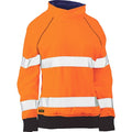 Women's Hi-Vis Pullover Sweatshirt, 2, R, Polyester, Orange, S
