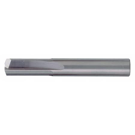 2-Flute Carbide Square Single End Straight Flute GP End Mill CTD CEM-SEST-2 Bright 3/8x3/8x7/8x2-1/2