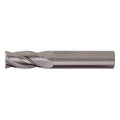 4-Flute Carbide Crn Rad Single End GP End Mill Cleveland CEM-SE-4 Bright 1"x1"x1-1/2"x4"x0.03CR