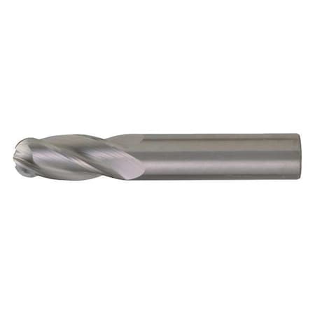4-Flute Cabide Ball Single End GP End Mill Cleveland CEM-SE-4B Bright 3/4x3/4x2-1/4x5