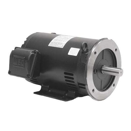 Three-Phase General Purpose Motor, 3 HP, 182/4TC Frame, 230/460V AC Voltage, 1765 rpm Nameplate RPM