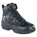 Military/Tactical Boot, Leather/Fabric Upper, Rubber Outsole, Composite Toe, Side Zipper, Black, W