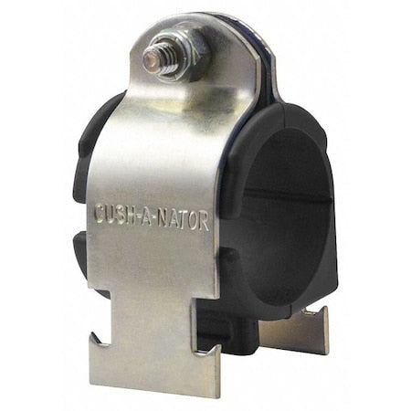 Cushioned Clamp,Std,1-1/2 in. Pipe,316SS