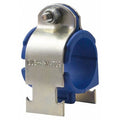 Vibration-Dampening Strut Clamp, High Temp, 1 in Tube, Zinc Plated Steel, TPE Cushion