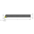 Indexable Boring Bar, S10Q SWLCR3, 7 in L, High Speed Steel, Trigon Insert Shape