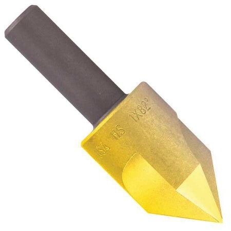 Drill/Countersink,82 deg.,3/16in,RH,TiN