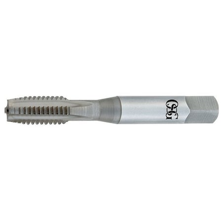 Straight Flute Hand Tap, M8-1.25, Bottoming, 4 Flutes, Metric Coarse