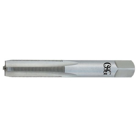 Straight Flute Hand Tap, 7/16"-28, Plug, 4 Flutes, UNEF