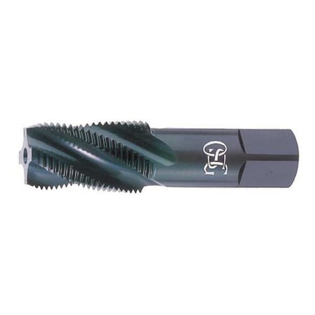 Pipe Tap, 3/8"-18, Taper, 4 Flutes, NPT