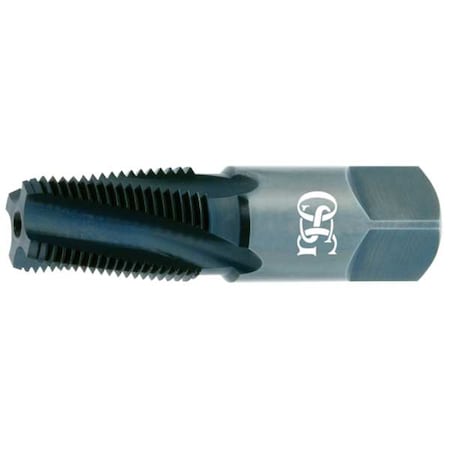 Pipe Tap, 3/8"-18, Taper, 4 Flutes, NPT