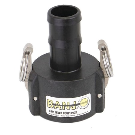 2" x 1-1/2" Female Cam Lever Coupling