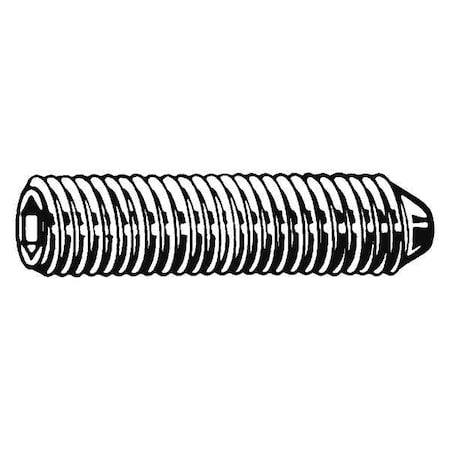 Socket Set Screw, Cone, 8-32x1/4, PK100
