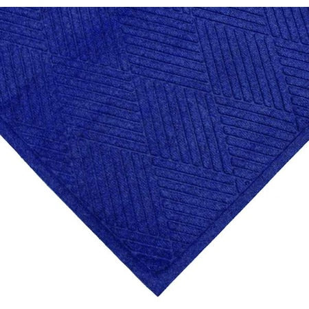 Entrance Mat, Polypropylene, 3/8 in Thick, Blue, 3 ft W x 5 ft L