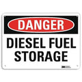 Danger Sign, 10 in H, 14 in W, Vertical Rectangle, English, U3-1299-RA_14X10