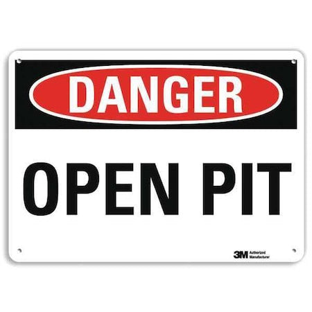 Danger Sign,4 Hole Mount,10in W x 7in H, U3-1883-RA_10X7