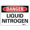 Danger Sign, 7 in H, 10 in W, Plastic, Vertical Rectangle, English, U3-1754-NP_10X7