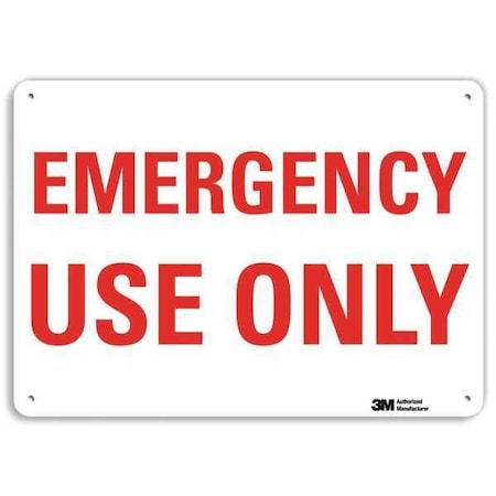 Plastic Safety Sign,10"x7", U7-1156-NP_10X7