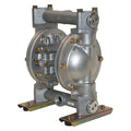 Double Diaphragm Pump, Aluminum, Air Operated, PTFE, 41 GPM