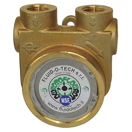 RotaryVanePump,3/8"InletDia,Brass,For48Y
