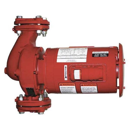 Hot Water Circulating Pump, 1/4 hp, 115V/208V-230V, 1 Phase, Flange Connection