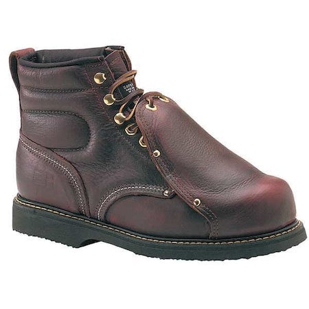 Men's 6-Inch Work Boot, 5 1/2 D, Steel Toe, 6 in H, Brown, 508