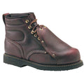 Men's 6-Inch Work Boot, 6 D, Steel Toe, 6 in H, Brown, 508