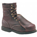 Men's Met Guard Heavy Duty Work Boot, 13 D, Steel Toe, 8 in H, Brown, 505