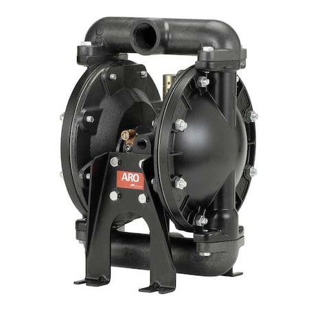 Air Operated Diaphragm Pump, NPTF, PTFE/PP, 1/4 in, 41  gpm