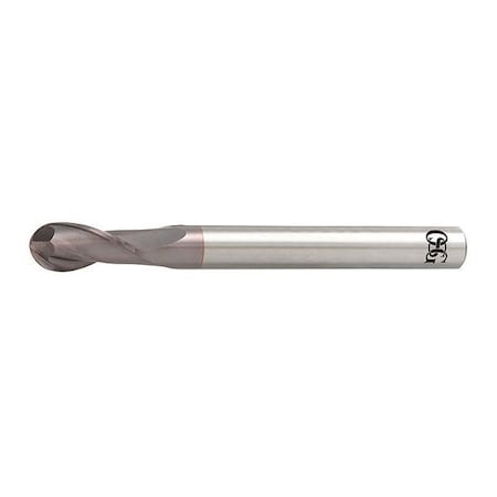 Carbide End Mill,1/2 in. dia,1 in. Cut L