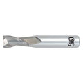 Carbide End Mill,1/2 in. dia,1 in. Cut L