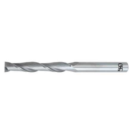 Carbide End Mill,1/2 in. dia,3 in. Cut L