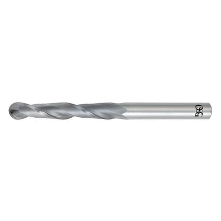 Carbide End Mill,5/8 in. dia,3 in. Cut L