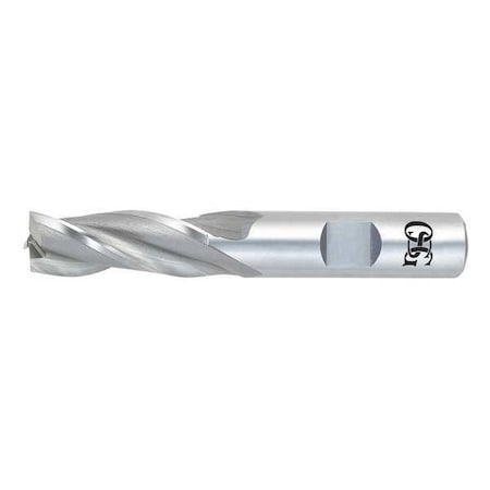 HSS End Mill, 1/8in.dia., 3/8in.Cut L