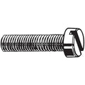 M5-0.80 x 8 mm Slotted Cheese Machine Screw, Zinc Plated Steel, 100 PK