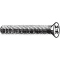 M6-1.00 x 16 mm Phillips Flat Machine Screw, Plain 18-8 Stainless Steel, 100 PK