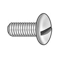 1/4"-20 x 1 in Slotted Truss Machine Screw, Zinc Plated Steel, 100 PK