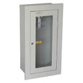 Fire Extinguisher Cabinet, Semi Recessed, 28 in Height, 20 lb