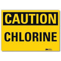Caution Sign, 7 in H, 10 in W,Vertical Rectangle, English, U4-1122-RD_10X7