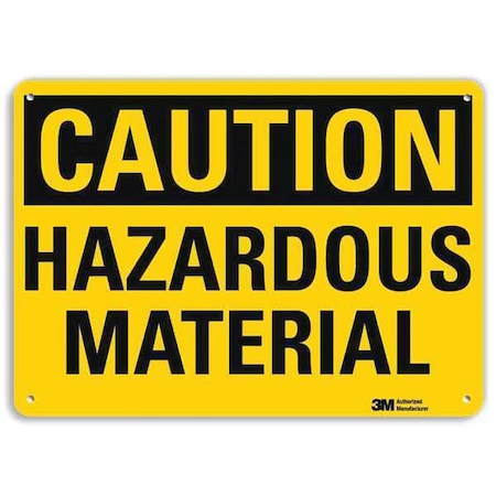 Safety Sign, 10 in Height, 14 in Width, Aluminum, Horizontal Rectangle, English, U4-1370-RA_14X10