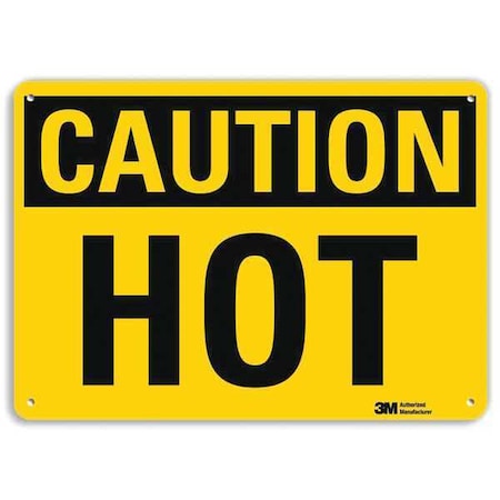 Safety Sign, 10 in Height, 14 in Width, Aluminum, Horizontal Rectangle, English, U4-1424-RA_14X10