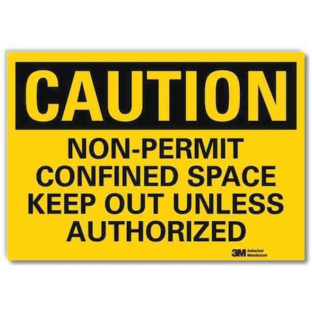 Safety Sign, 10 in H, 14 in W, Reflective Sheeting, Horizontal Rectangle, English, U4-1559-RD_14X10