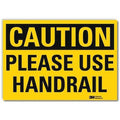 Safety Sign, 10 in H, 14 in W, Reflective Sheeting, Horizontal Rectangle, English, U4-1599-RD_14X10