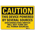 Safety Sign, 5 in H, 7 in Width, Reflective Sheeting, Horizontal Rectangle, English, U4-1704-RD_7X5