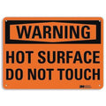 Warning Sign, 10 in H, 14 in W, Aluminum, Vertical Rectangle, English, U6-1125-RA_14X10