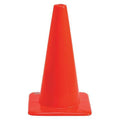 Traffic Cone, Vinyl, Non-Reflective, 18 Height, Orange