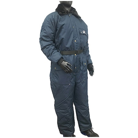 22013 Coverall, Nylon, 840 den Fabric Weight, 31 1/2 in Inseam, Navy, 2XL